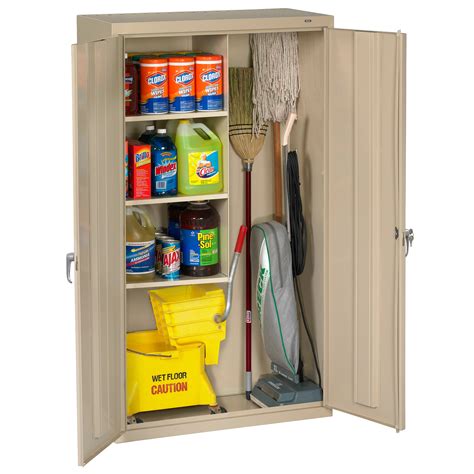 janitorial supply storage cabinet